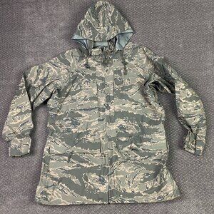 Parka All Purpose Environmental Camouflage Air Force Tiger Stripe Large Long